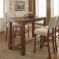 Sania CM3324BT 5Pc Bar Table Set in Natural Tone Finish