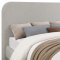 Wren Upholstered Bed 302052 in Gray Fabric by Coaster