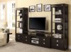 700696 Cappuccino TV Stand by Coaster w/Media Towers