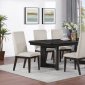 Hathaway Dining Set 5Pc 108521 Acacia Brown by Coaster w/Options