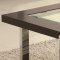 Chrome Legs & Center Glass Top Modern Coffee Table w/Options