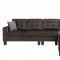 Latana Sectional Sofa 9957CH-SC in Chocolate by Homelegance