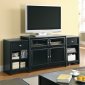 700714 Extendable TV Stand in Black by Coaster