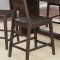 Barnes 5Pc Counter Ht Dining Table 108168 in Coffee by Coaster