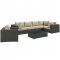 Sojourn Outdoor Patio 7Pc Sectional Set EEI-1878 by Modway