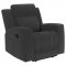 Brentwood Motion Sofa & Loveseat 610284 Charcoal Fabric -Coaster