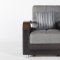 Luna Fulya Gray Sofa Bed by Bellona w/Options