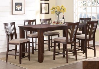 Raven Pub Counter Height 5Pc Dining Set w/Optional Side Chairs [ADDS-Raven Pub]