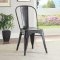 105610 Bellevue 5Pc Dining Set by Coaster w/Metal Legs & Chairs