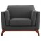 Chance Sofa in Gray Fabric by Modway w/Options