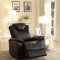 Talbot Motion Sofa 8524BK in Black by Homelegance w/Options