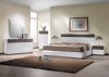 Sanremo B Bedroom in White & Walnut by J&M w/Optional Casegoods