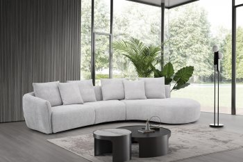 Hamilton Sectional Sofa in Boucle Fabric by J&M [JMSS-Hamilton]