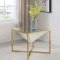 Krystal Coffee Table 219 Gold Tone Base by Meridian w/Options