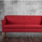 Mallory SM8812 Sofa in Red Fabric