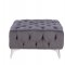 Wugtyx Sectional Sofa LV00335 in Dark Gray Velvet by Acme