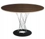 Typhoon Dining Table in Walnut by Modway