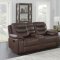 Flamenco Motion Sofa 610201 in Brown by Coaster w/Options