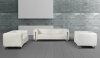 Salvia Sofa 3Pc Set in White Leatherette by VIG