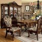 Vicente Dining Table CM3243T in Brown Cherry w/Options