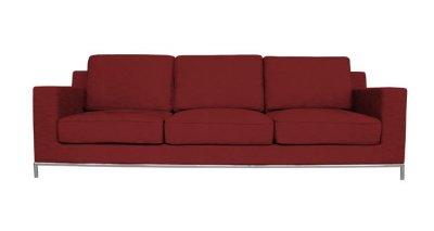 Fabric Modern Sofa with Metal Legs