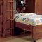 CM-BK529OAK Harford Bunk Bed in Oak w/Desk & Chair