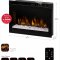 Arlo Electric Fireplace Media Console Walnut Dimplex w/Crystals