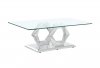 T1675CT Coffee Table by Global w/Glass Top & Options