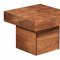 Abby Rectangle Coffee Table in Walnut w/Options by Whiteline