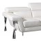 U8180 Sofa in White Bonded Leather by Global w/Options