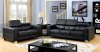 Garret Sofa CM6310 in Black Bonded Leather Match w/Options