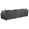 Sasha Modular Sofa 3Pc 551681 Barely Black Coaster w/Options