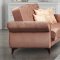 Panama Sofa Bed in Coral Fabric by Skyler Design w/Options