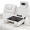 U8311 Power Motion Sofa in White Leather Gel by Global w/Options