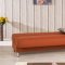 Eco Plus Sofa Bed in Orange Fabric by Casamode