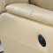 UM014 Power Motion Sofa Beige Leather Gel by Global w/Options