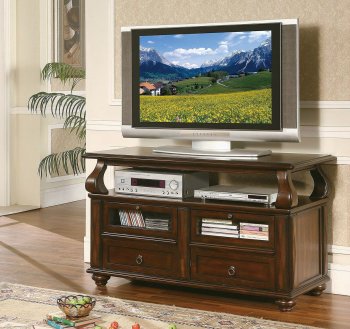 Amado TV Stand 91133 in Walnut by Acme [AMTV-91133-Amado]