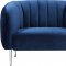 Willow Sofa 687 in Navy Velvet Fabric by Meridian w/Options