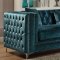 Gillian Fabric Sofa 52790 in Dark Teal by Acme w/Options