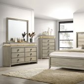 Giselle Bedroom Set 5Pc 224391 in Rustic Beige by Coaster