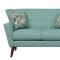 Maja Sofa & Loveseat 9807TL in Teal by Homelegance w/Options