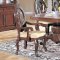 Brown Finish Classic 7Pc Dining Set w/Optional Buffet & Chairs