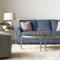 Zack Sofa in Denim Fabric by Klaussner w/Options