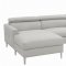 Beryl Power Sectional Sofa 650370PP in Light Grey by Coaster