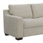 Franky Sectional Sofa in Beige Fabric w/Options