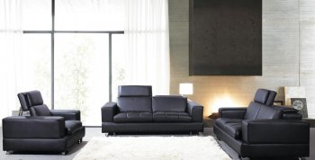 22212-B Midnight Sofa Black by Chelsea Home Furniture w/Options [CHFS-CHF-22212-B Midnight]