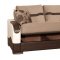 Fomex Sofa Bed in Microfiber by Rain w/Optional Items