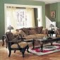 Chenille Fabric Classic Living Room Sofa w/Options