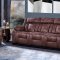 U8036 Motion Sofa in Brown Fabric by Global w/Options