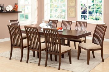 CM3885T Prairie Dining Table in Brown Cherry w/Optional Chairs [FADS-CM3885T Prairie]